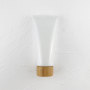 Eco-Friendly 150ml/180ml/200ml/300ml Skin Care Products Soft Plastic Squeeze Tube Bamboo Cap Facial Care Hand Cream Eye Cream