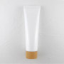 Eco-Friendly 150ml/180ml/200ml/300ml Skin Care Products Soft Plastic Squeeze Tube Bamboo Cap Facial Care Hand Cream Eye Cream