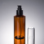 Green Lotion Bottle Luxury 150ML 200ML 280ML Pet Skin Care Plastic 100ml Lotion Bottle Cosmetic Clear Amber Cosmetics Bottle