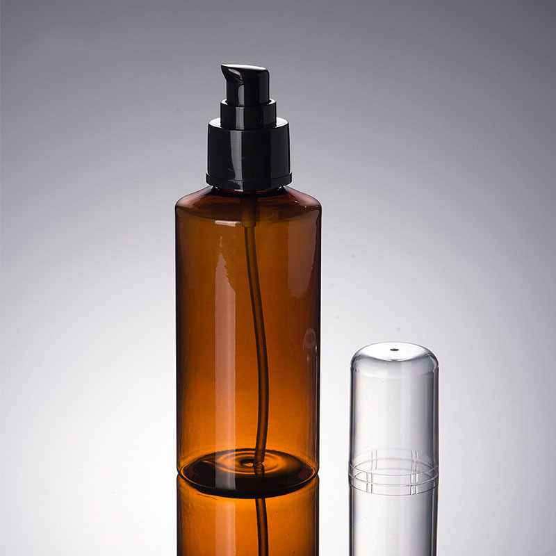 Green Lotion Bottle Luxury 150ML 200ML 280ML Pet Skin Care Plastic 100ml Lotion Bottle Cosmetic Clear Amber Cosmetics Bottle