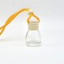 New Low Price Hanging Bottle Car Perfume in Stock Flat Shape with Crown Cap MOQ 100pcs