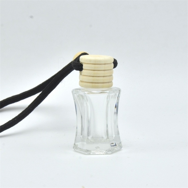 New Low Price Hanging Bottle Car Perfume in Stock Flat Shape with Crown Cap MOQ 100pcs