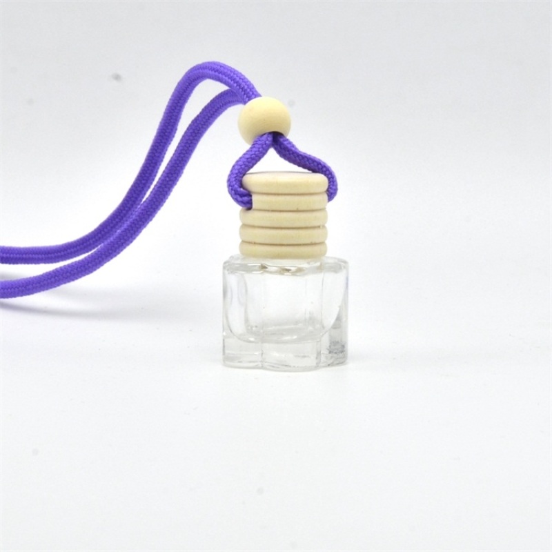 New Low Price Hanging Bottle Car Perfume in Stock Flat Shape with Crown Cap MOQ 100pcs