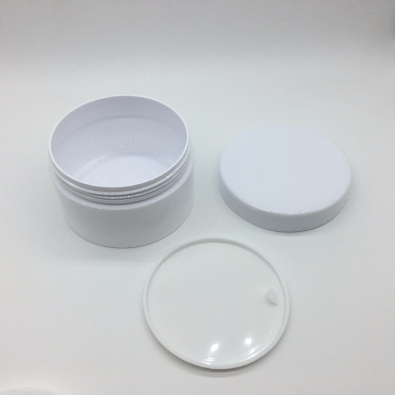 Wholesale 200ml Skincare Packaging Plastic Face Cream Cosmetic Jar Recyclable with Screw Top Free Sample Available