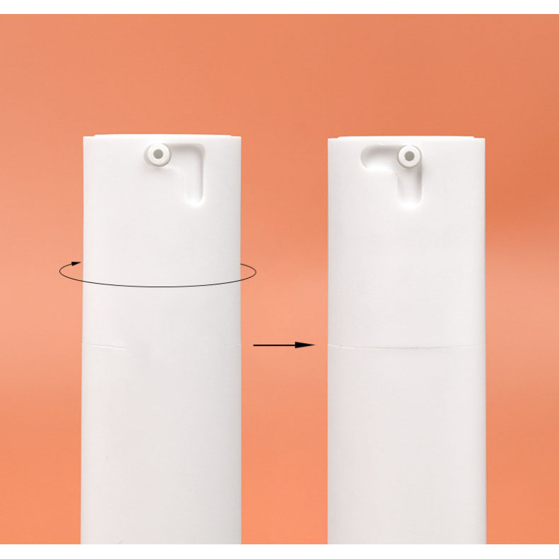 Private Label Empty High Quality Vacuum Pump Bottle Set 30g 50g with Cream Jar for Luxury Skincare Brands