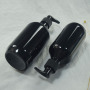 Printing Cosmetic Skincare Empty Black Serum Lotion Pump Bottle 500ml Plastic Bottle with Pump