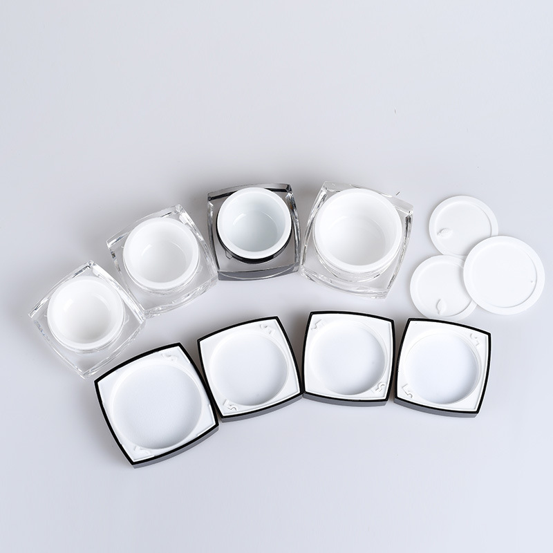 30g Small square Shape Acrylic Jar Cosmetic Jar Cream Jar