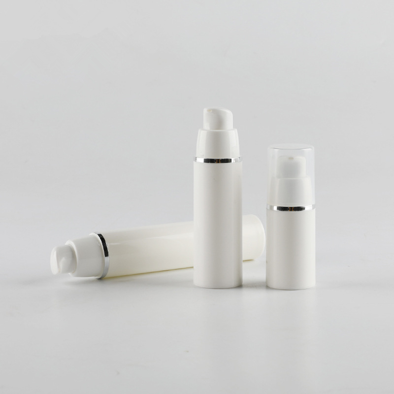 15ml 30ml 50ml Customized Acceptable PP White Cosmetic Airless Lotion Pump Bottle