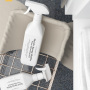 Body Spray Bottle 500ml High Capacity Soft Touch Slant Shoulder White Plastic square Bottle Trigger Plastic Spray Bottle 500ml
