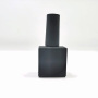 Private Label Avoid Light Black Empty Cosmetic Glass Bottle 10ml square Frosted Nail Polish Bottle
