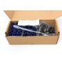24 Pack 10ml Amber Glass Roll-on Essential Oil Bottle with Steel Roller for Ball Plastic Black Cap Funnel and Opener