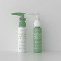 Clear Flat Shoulder Round PET Cosmetic Transparent Container Lotion Bottle Plastic 30 ml Serum Lotion Pump Bottle