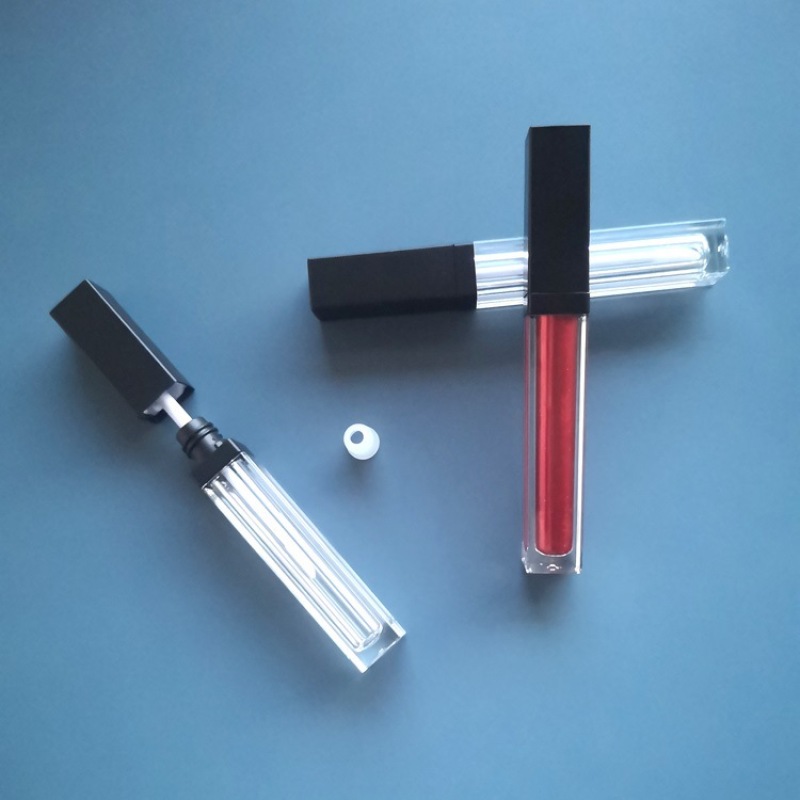 Best Seller Wholesale Custom Lipstick Tubes in Bulk Empty Square Lip Gloss Tube Cases Drop Shipping