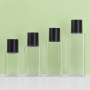 Luxury 60ml 100ml 120ml 150ml PET Plastic Square Toner Bottle Empty with Screw Cap for Skin Care Serum Lotion Shampoo