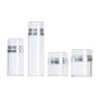 Custom 50ml 100ml Cosmetic Airless Pump Bottle Double Wall Refillable Lotion Cream Container OEM Skincare Packaging