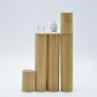 Luxury Custom 15ml Bamboo Roll-On Sealing Cosmetics Packaging Minimum Order 100pcs