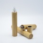 Amber Glass Bamboo Biodegradable Packaging for Cosmetics