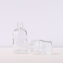 Clear 30ml Square Glass Dropper Bottle with Gold Lid for Essential Oils