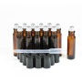 Wholesale Empty Roll on Glass Bottle Essential Oil 5ml 10ml Roller Bottle with Plastic Cap
