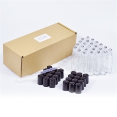 Wholesale Empty Roll on Glass Bottle Essential Oil 5ml 10ml Roller Bottle with Plastic Cap