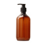Shampoo Plastic Amber Green PET Cosmetic Container Bottles 500ML