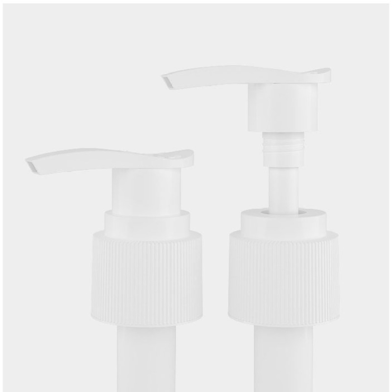 Private Label 200ml White Plastic Cosmetic Pump Bottles for Skincare Cream PE Shampoo Body Wash 150ml Capacity