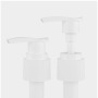 Private Label 200ml White Plastic Cosmetic Pump Bottles for Skincare Cream PE Shampoo Body Wash 150ml Capacity