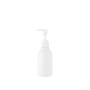 Private Label 200ml White Plastic Cosmetic Pump Bottles for Skincare Cream PE Shampoo Body Wash 150ml Capacity