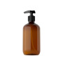 Low MOQ PET Empty Green Lotion Bottle Container Plastic Bottles 500ml for Skincare Lotion Plastic Pump Bottle