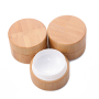 Wholesale Cream Jar Bamboo Cosmetic Jars Cheap Empty 50ml Container Plastic Cosmetics Jar