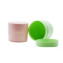 Hot Sale Wholesale Colorful  Empty Round Pink Green PP Plastic Cosmetics Jars 250ml Cosmetic Containers in Stock