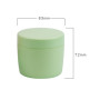 Hot Sale Wholesale Colorful  Empty Round Pink Green PP Plastic Cosmetics Jars 250ml Cosmetic Containers in Stock