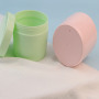Hot Sale Wholesale Colorful  Empty Round Pink Green PP Plastic Cosmetics Jars 250ml Cosmetic Containers in Stock