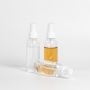 For Clear 80ml Round PET Plastic Transparent Cosmetic Spray Bottles Discounted in Stock with Pump Sayer Sealing MOQ 100pcs