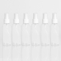 For Clear 80ml Round PET Plastic Transparent Cosmetic Spray Bottles Discounted in Stock with Pump Sayer Sealing MOQ 100pcs
