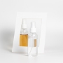 For Clear 80ml Round PET Plastic Transparent Cosmetic Spray Bottles Discounted in Stock with Pump Sayer Sealing MOQ 100pcs