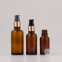 2025 New Year Gift Empty Amber Frosted Black Blue Green Fine Mist Glass Spray Dropper Bottles and Pump 10ml 20ml 30ml 50ml 100ml