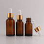 2025 New Year Gift Empty Amber Frosted Black Blue Green Fine Mist Glass Spray Dropper Bottles and Pump 10ml 20ml 30ml 50ml 100ml