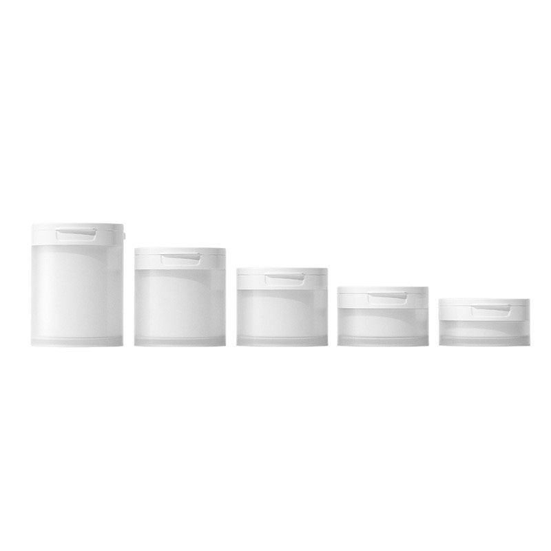 Wholesale Portable 3.5 Plastic Jars 50g/100g/120g/150g  Scrub Jars with Lid  for Cream  With Packing Box