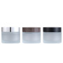 30ml 50ml clear Frosted Jar Cosmetic 50g Glass Jar