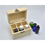Hot Sale New Style Wooden Essential Oil Storage Box with 6 Slots