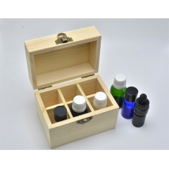 Hot Sale New Style Wooden Essential Oil Storage Box with 6 Slots