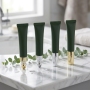 Empty 15ml Matte Green Soft Squeeze Tube with Lip Cap for Lip Gloss Lip Balm Packaging Black Gold Silver White Closure Available