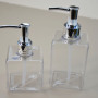 Skincare Packaging 250ml 350ml square Lotion Bottles Luxury Lotion Bottle Hair Conditioner Shampoo Bottle Gold Pump Silver
