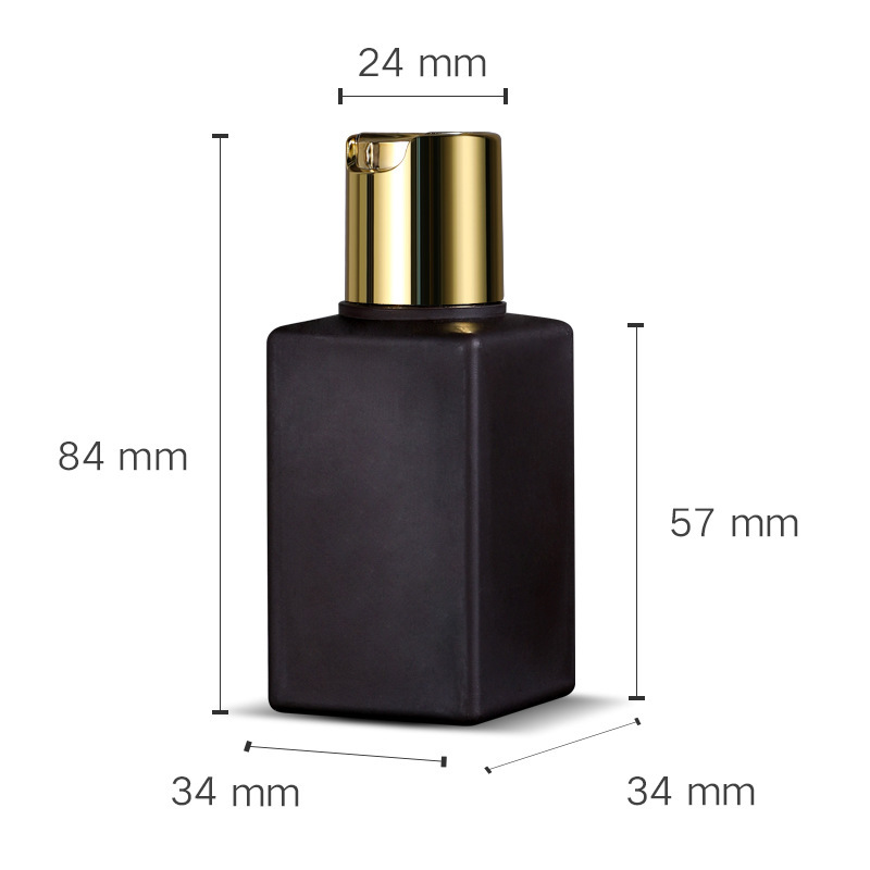 50ml 100ml Hot Sale in Stock PE Plastic Empty  Bottles with Electrogilding Caps