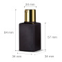 50ml 100ml Hot Sale in Stock PE Plastic Empty  Bottles with Electrogilding Caps