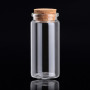 20ml 30ml 50ml 65ml Hangzhou Hot Sale Round Clear Transparent Glass Wishing Bottle with Cork