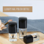7.5ml Square Empty Nail Gel Polish Bottle for Nail Polish Oil Use