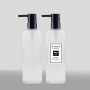 Custom Label 16 oz for Clear Plastic Bottle Durable Square Design with Pump Sprayer Recyclable 500ml Lotion Bottles for Shampoo