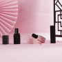Wholesale square Shape Packaging Cosmetic pink Matte Lip Gloss Tube Empty Lipstick Tube Container